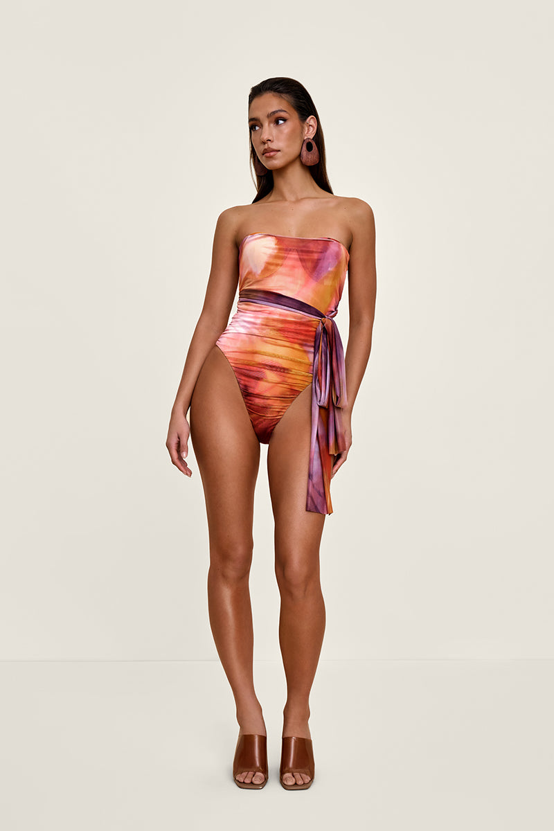 TIKA ONE PIECE SWIMSUIT IN DANDI PRINT - CULT MIA