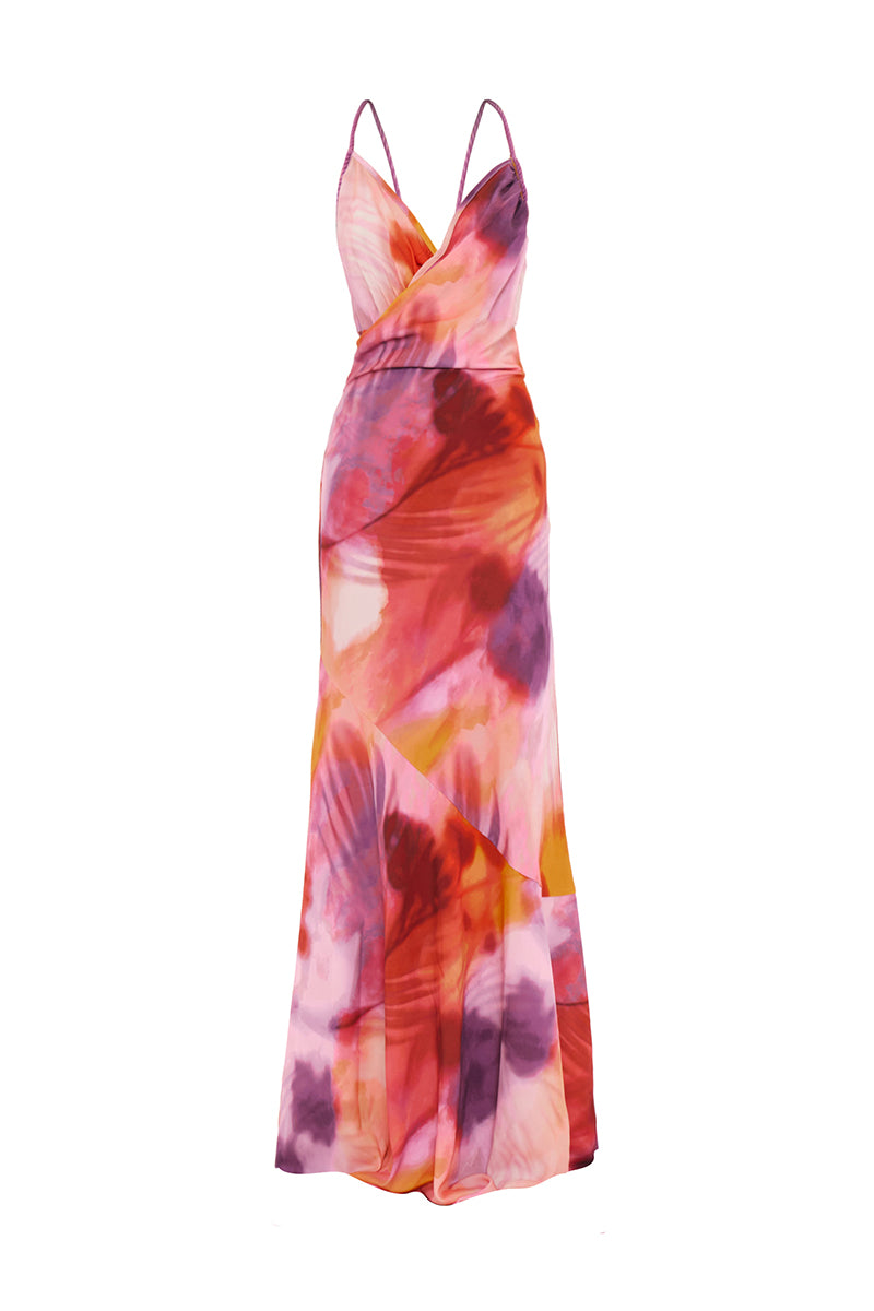TIRO FULL LENGTH DRESS IN DANDI PRINT - CULT MIA