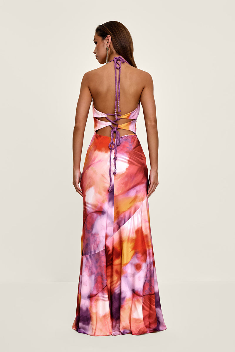 TIRO FULL LENGTH DRESS IN DANDI PRINT - CULT MIA