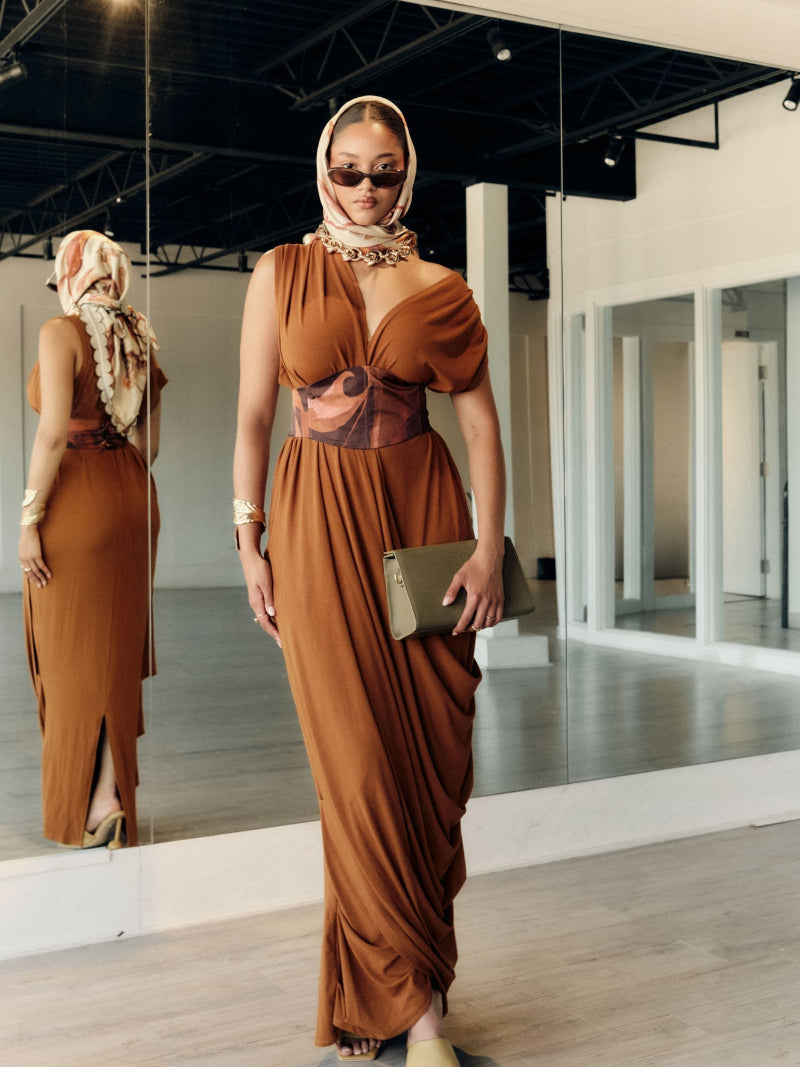 ADI KNIT KAFTAN DRESS - CULT MIA