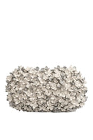 PODYH Hortensia clutch bag in cloud white with sleek design and elegant finish, perfect for stylish evening accessories.
