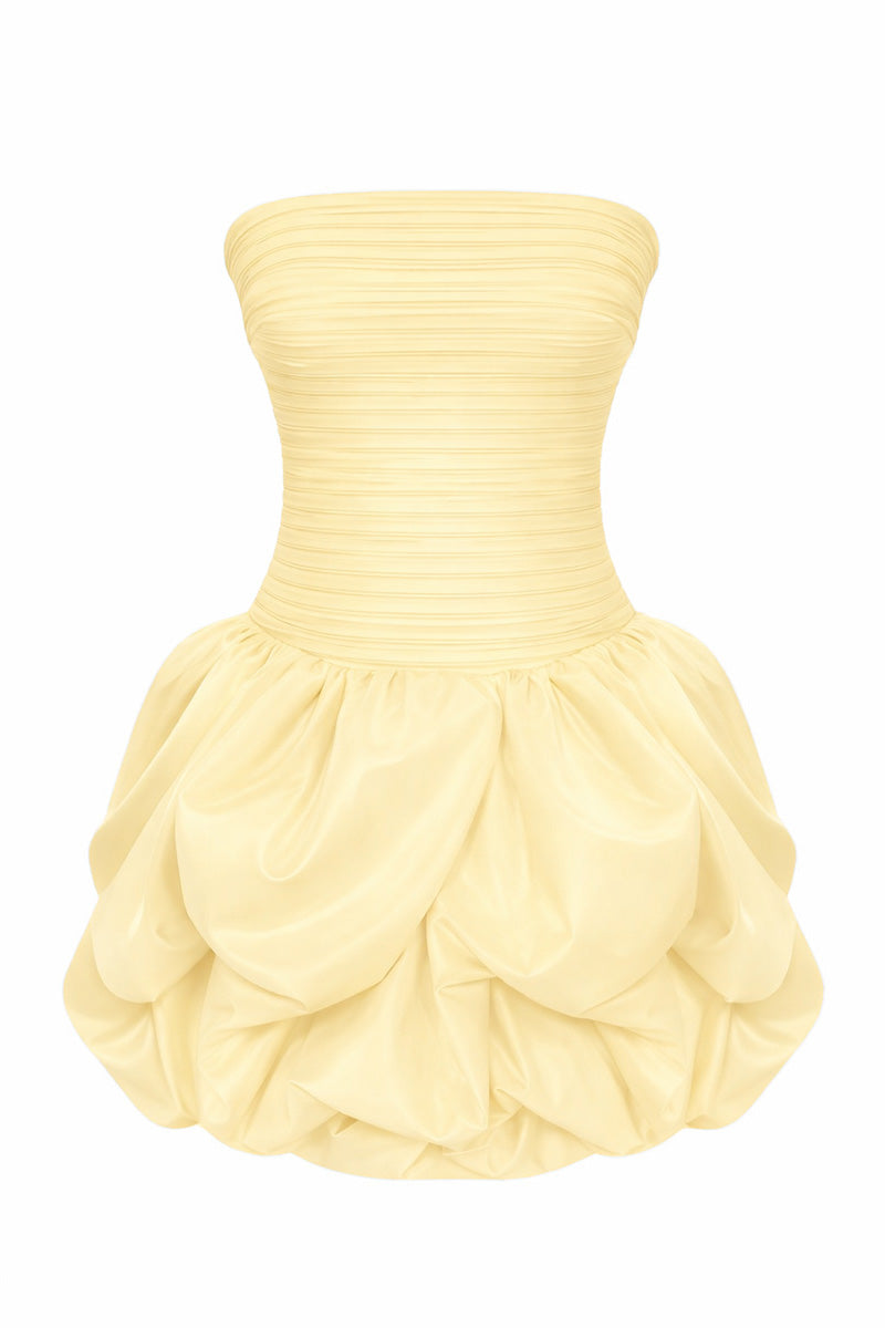 Light pink Gigii's April Mini Dress with floral pattern, sleeveless design, and fitted waist for a stylish summer look.