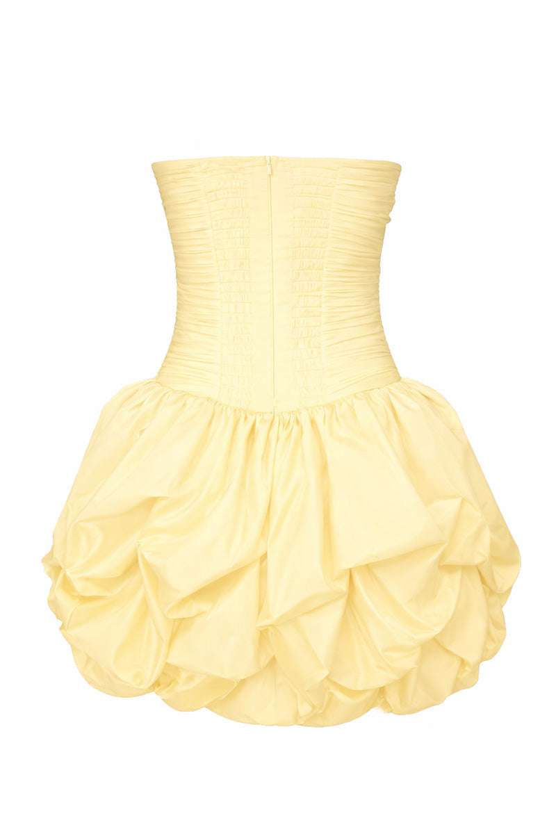 Light pink April Dress mini dress by Gigii's with a flowy silhouette and short sleeves, perfect for casual summer wear.