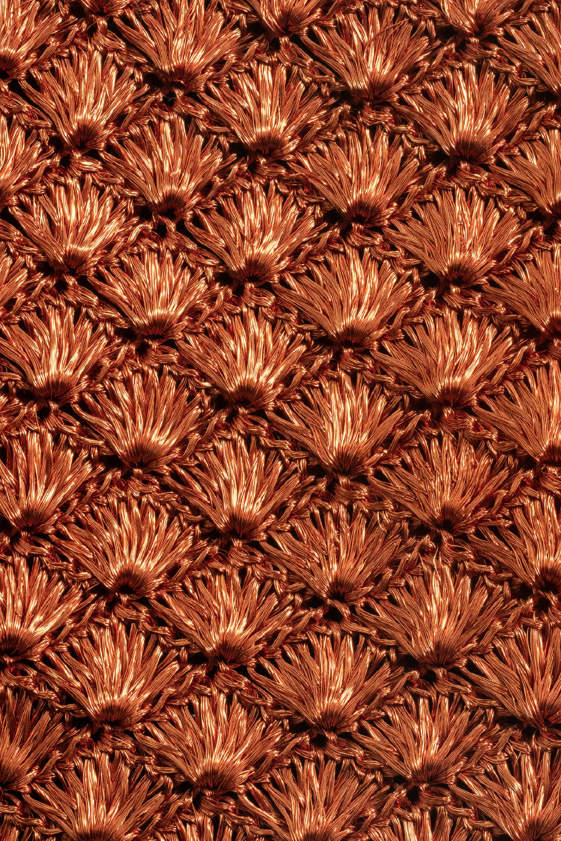 Copper shoulder bag with seashell design by Verdi, stylish ARISTA SEASHELL in copper from the ARISTABAG collection.