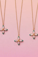 Amelia Scott Lucky Clover Pendant Necklace featuring a delicate silver clover charm on a fine chain.