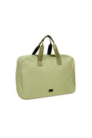 Olive green ASK Scandinavia Ella overnight bag with top handle and spacious design, perfect for travel or daily use.