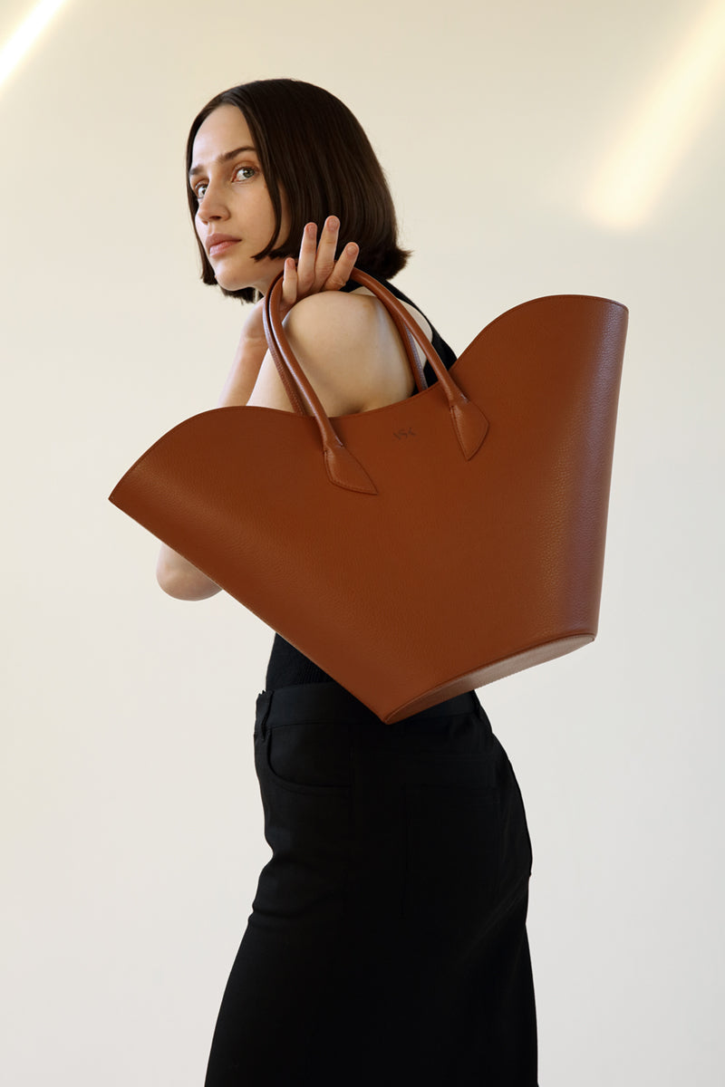 WILLOW WALNUT BROWN HANDBAG - CULT MIA