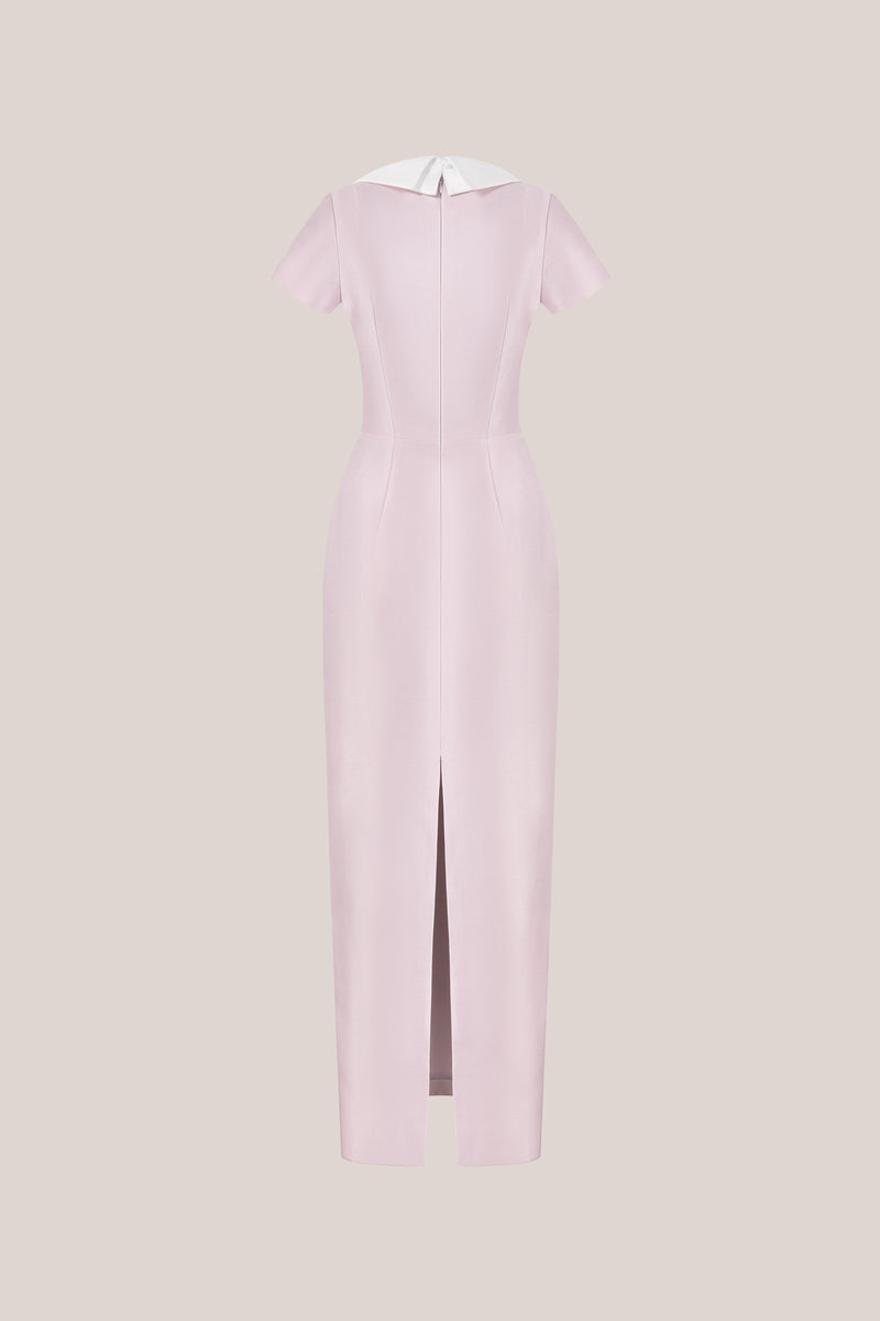 SWEETHEAR SILK DRESS IN PINK - CULT MIA
