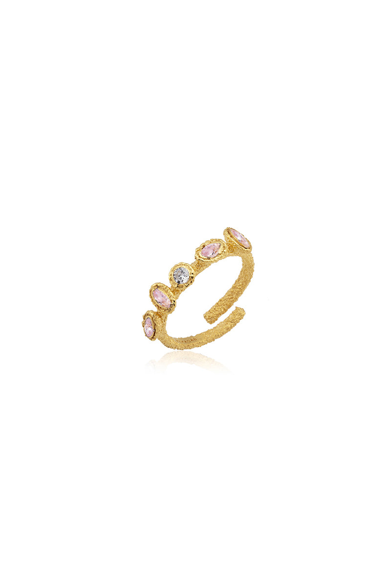 AURORA RING IN LIGHT PINK