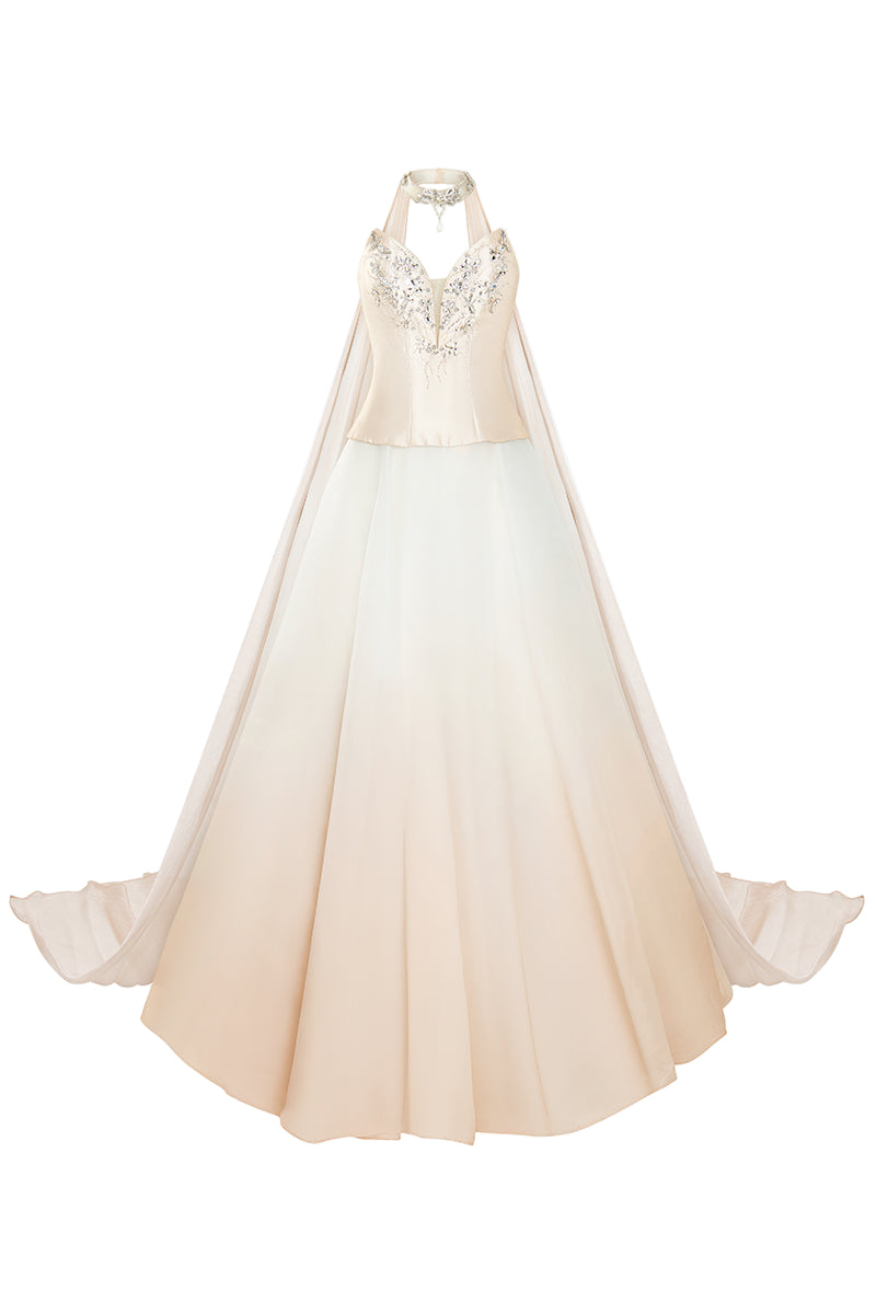 ANASTASIA EMBELLISHED CORSET GOWN