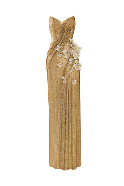 AURELIA CRYSTAL FLORAL GOWN | CULT MIA