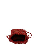 Red Double A leather shoulder bag with sleek design and adjustable strap, perfect for stylish everyday use.
