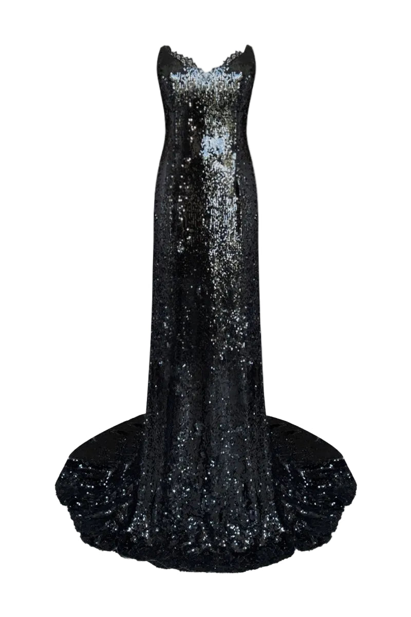 BLACK BEADED SHEER DRESS | CULT MIA | CEM BLACK BEADED SHEER DRESS | CULT MIA | CEM