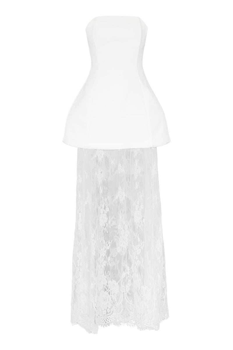 Gigii's CYREN dress gown featuring elegant fabric and intricate design, perfect for formal occasions.