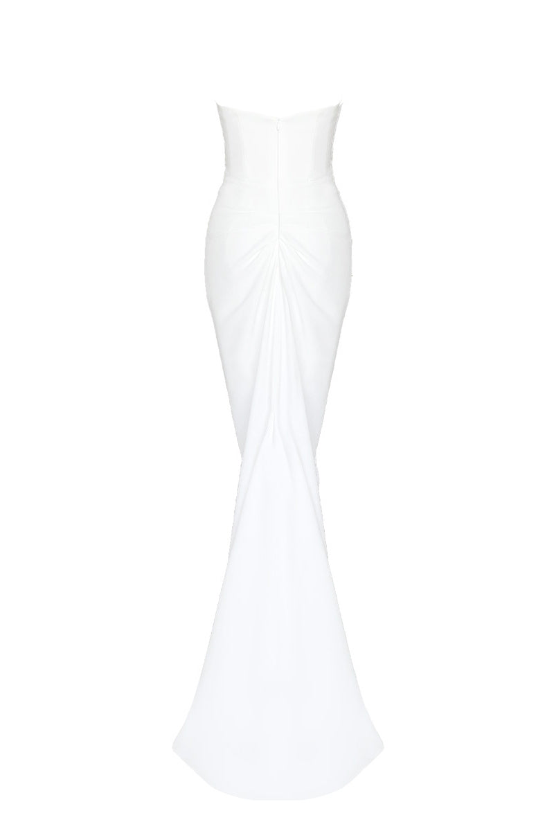 Elegant ETERNA gown by Gigii's featuring flowing fabric and intricate details, perfect for formal occasions.