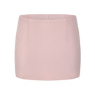 Pink Alina mini skirt by Nana Jacqueline, straight fit with a stylish design, shown from the front.
