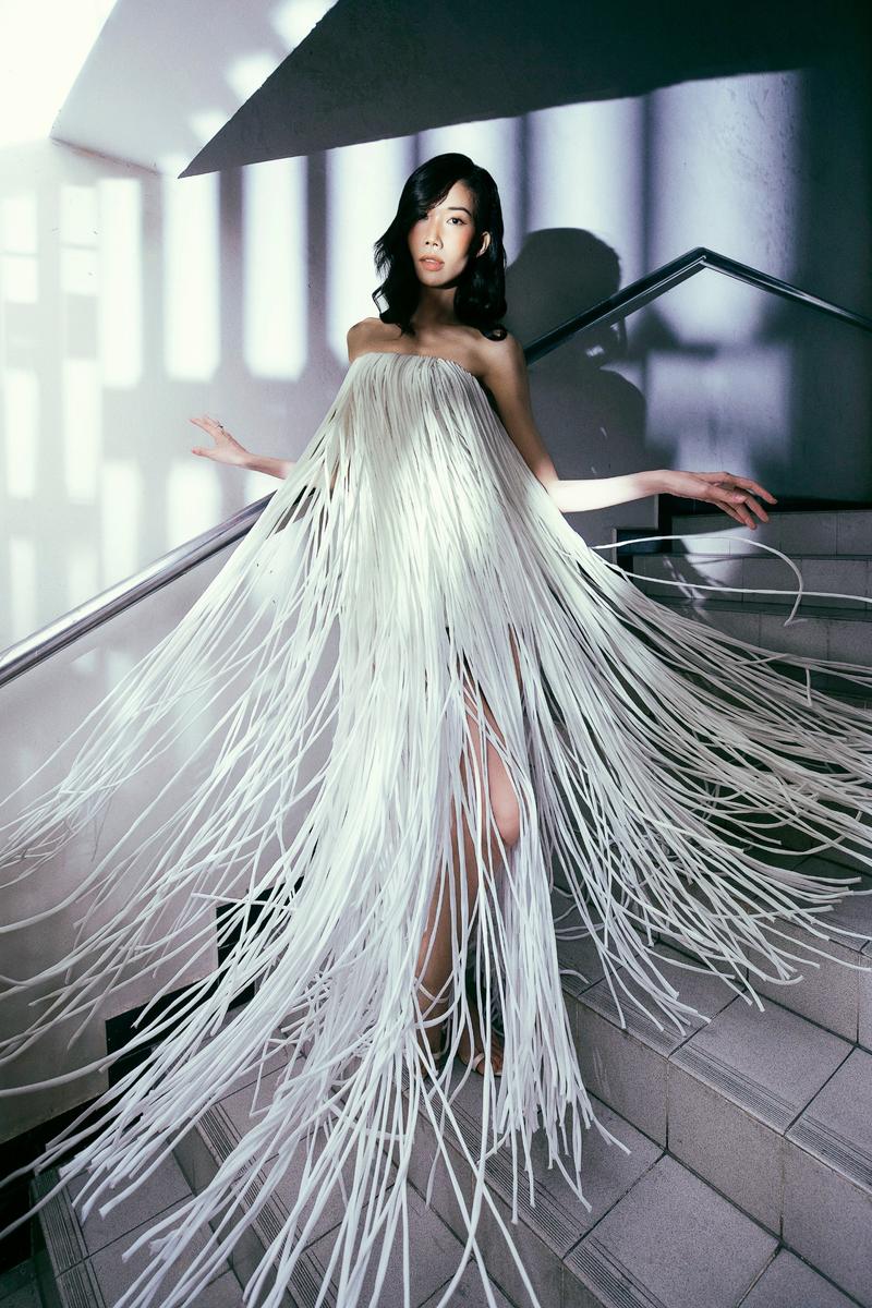 ALL OVER FRINGED MAXI DRESS IN WHITE | CULT MIA | Valenciani ALL OVER FRINGED MAXI DRESS IN WHITE | CULT MIA | Valenciani