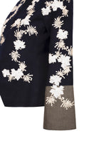 Nadya Shah ALTO MARE jacket displayed on a mannequin with side view, showcasing stylish design and detailing.