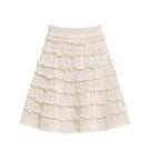 Maylé Vásquez Alya mini skirt in nature-inspired fabric, showcasing a stylish, lightweight design perfect for casual wear.