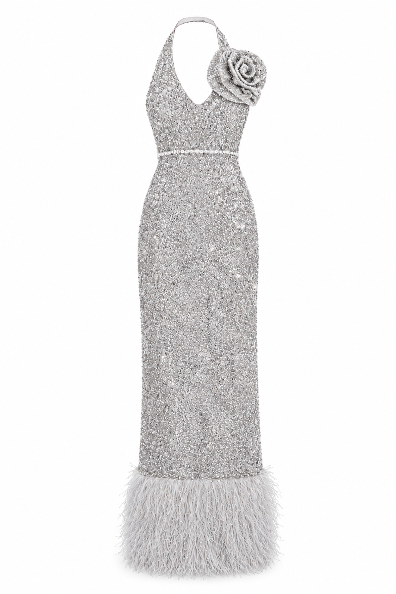 CULT MIA X MONIKA DIMOVA AMINA SPARKLING GOWN