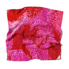 Amel Batita Amore Moussard silk scarf featuring vibrant floral and abstract patterns, lightweight and elegant for stylish wear.