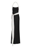 Black Angeline maxi dress by Stolen Stores, flowing fabric and elegant design, perfect for formal or casual occasions.