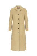 ZUT Antar coat in butter yellow, stylish winter coat with a tailored fit and classic design, perfect for cold weather.