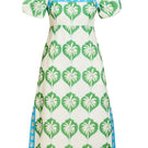 Mestiza New York Apollo convertible midi dress in palm bay blue, featuring a flowing silhouette and versatile design.