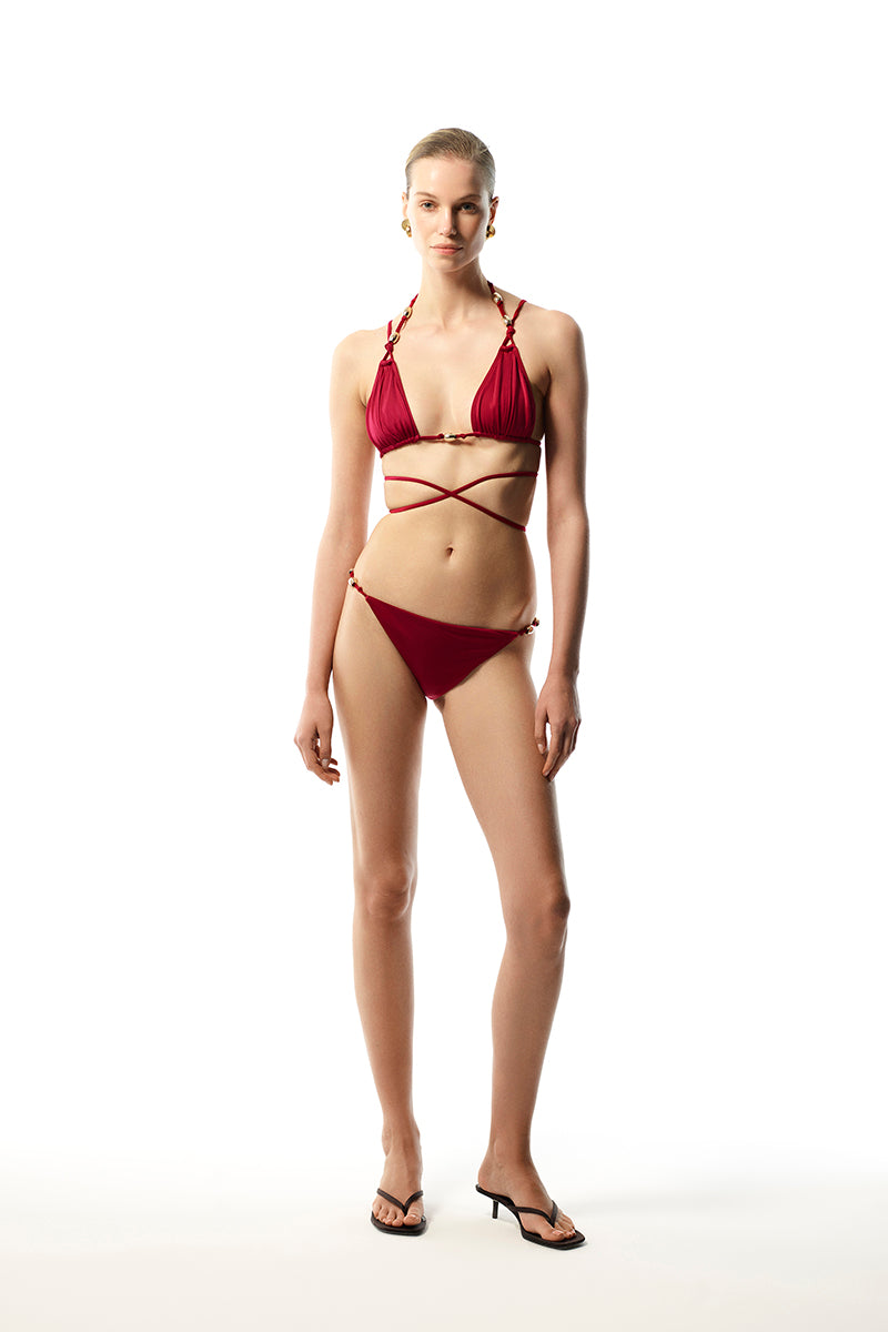 APRICATE BIKINI SET BURGUNDY