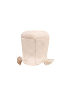 Ivory arch top blouse by YASSMIN SALEH featuring a stylish design with ghost back detailing.