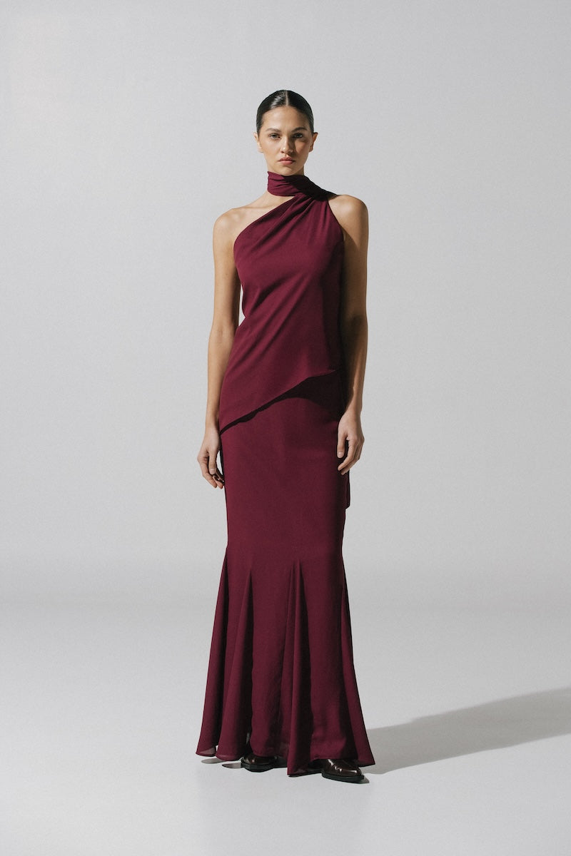 ARI CO-ORD IN BURGUNDY