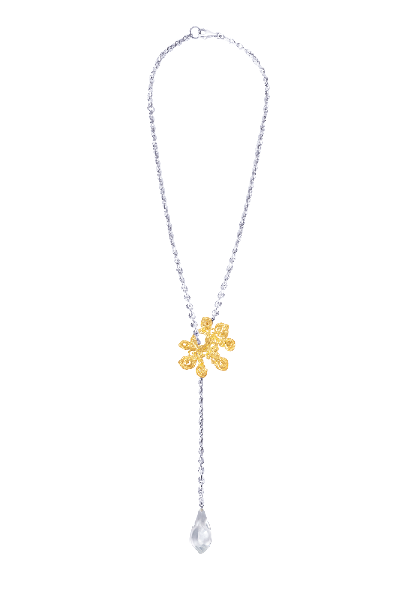 ARROYO SILVER AND GOLD NECKLACE - CULT MIA