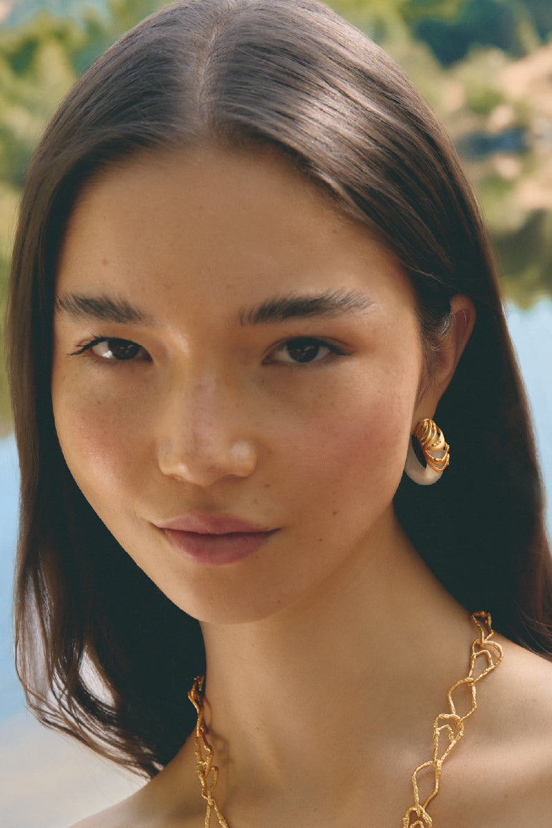 BLISS GOLD HOOPS - CULT MIA