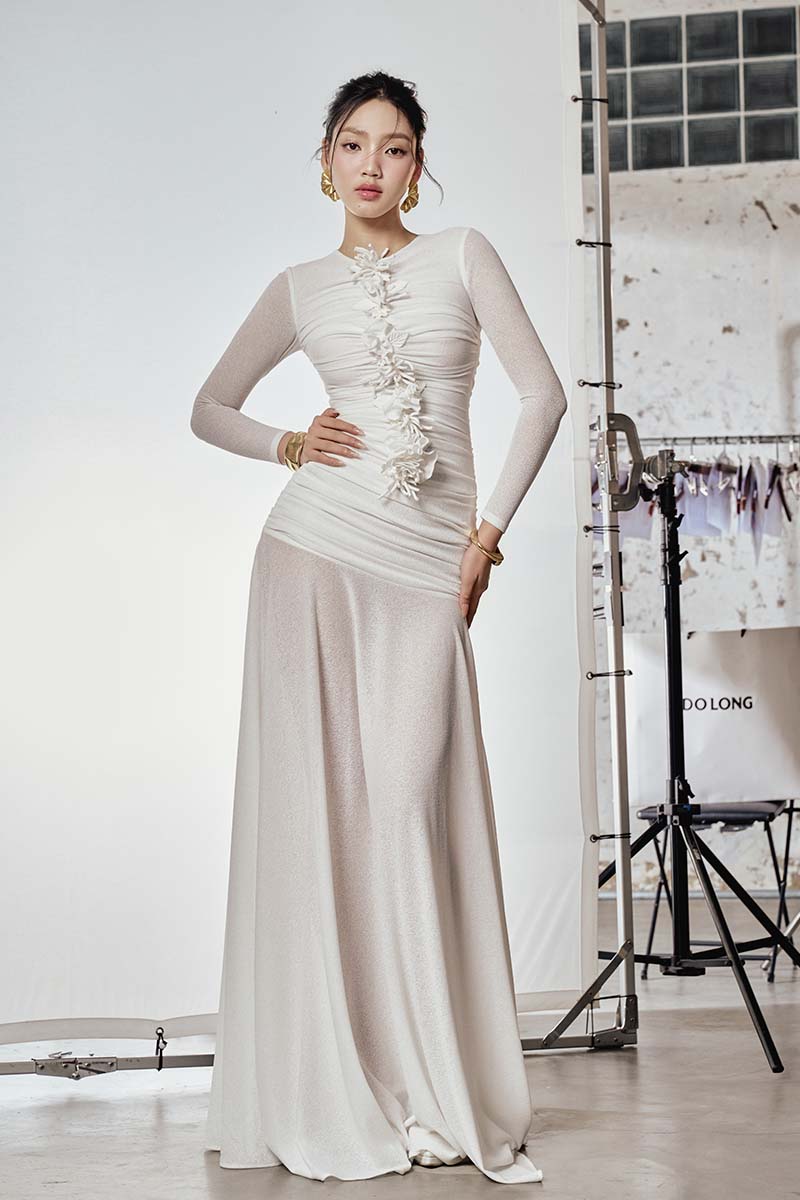 ROBE LONGUE SCULPTÉE GRACE DE CULT MIA X DO