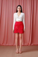 Do Long Brilliant Blossom co-ord set featuring a floral top and matching skirt, stylish and vibrant for a chic look.