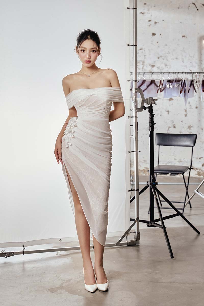 MAGNOLIA SKY MIDI DRESS