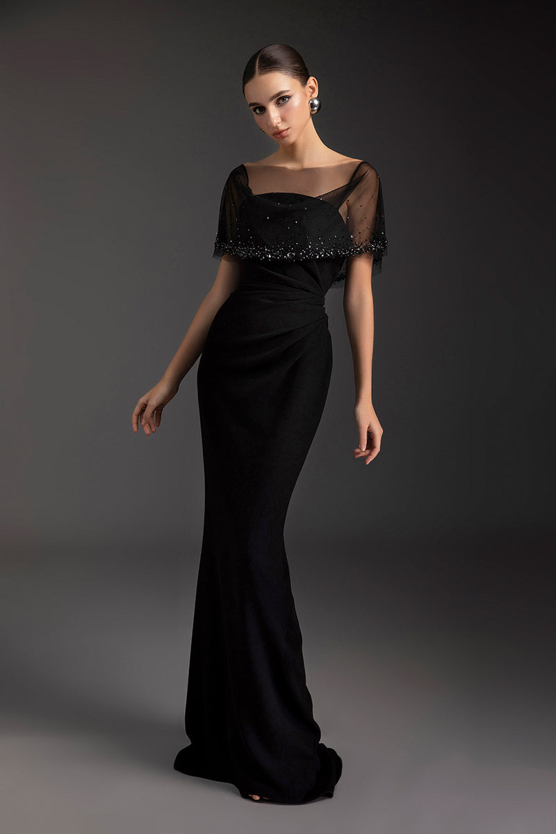 BLACK DAHLIA GOWN - CULT MIA
