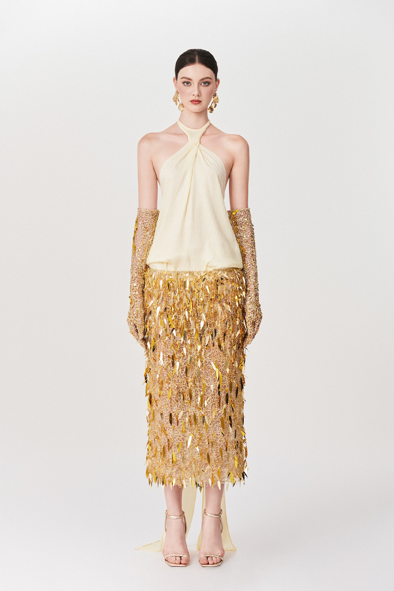 GOLDEN BAMBOO ELEGANCE IN GOLD - CULT MIA