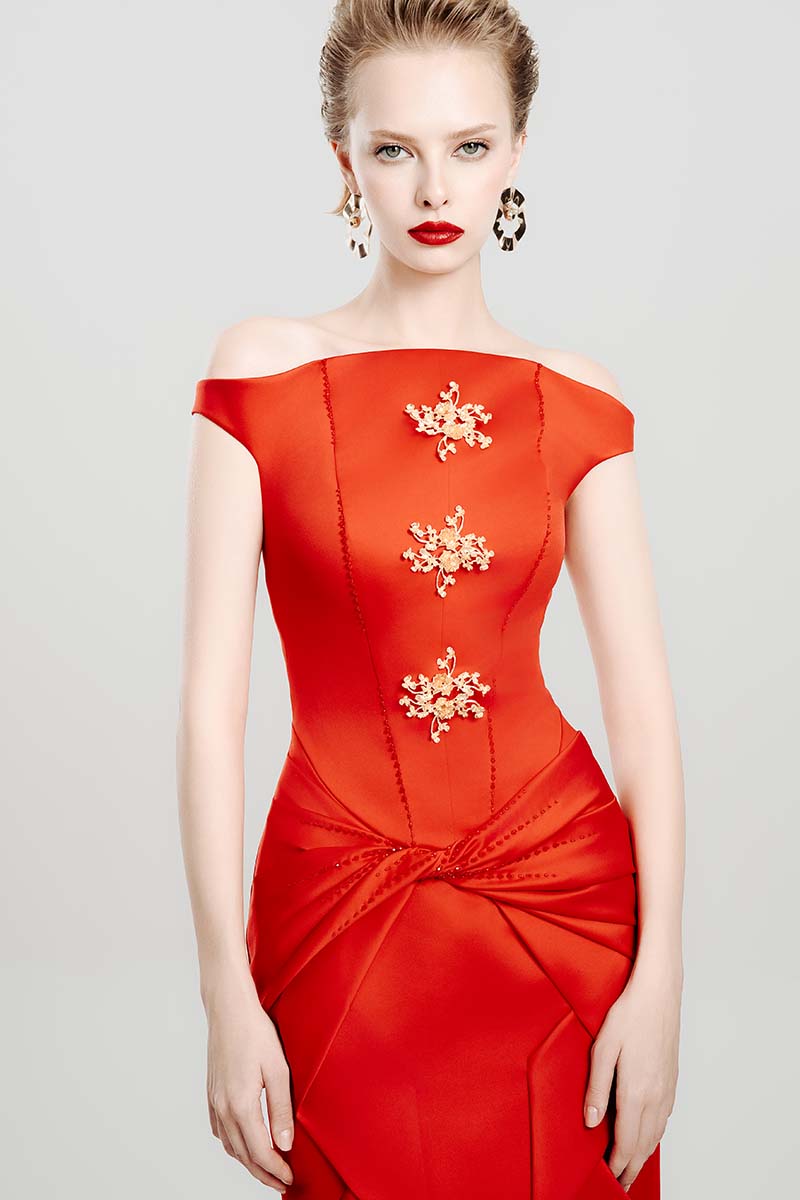 MYSTERIOUS BOW MIDI DRESS - CULT MIA