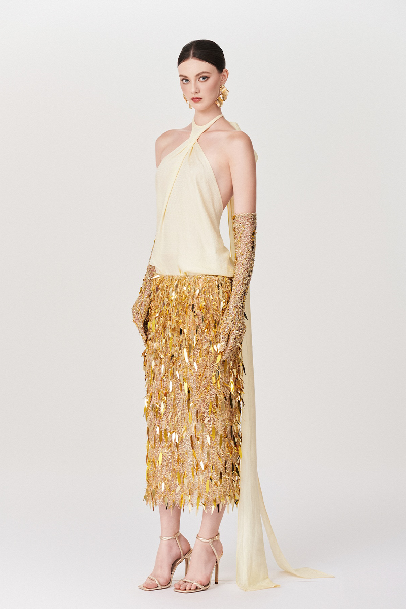 GOLDEN BAMBOO ELEGANCE IN GOLD - CULT MIA