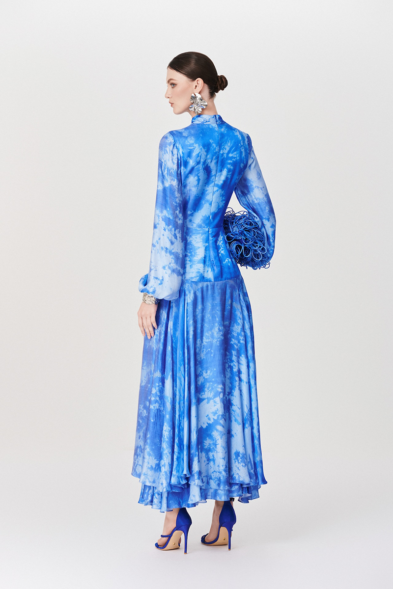 THE ALLURE OF WATER DRESS IN BLUE - CULT MIA