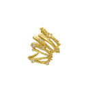 Gold Jude Benhalim Vault Ear Cuff earrings, sleek and minimalist jewelry designed to adorn the ear with a modern touch.