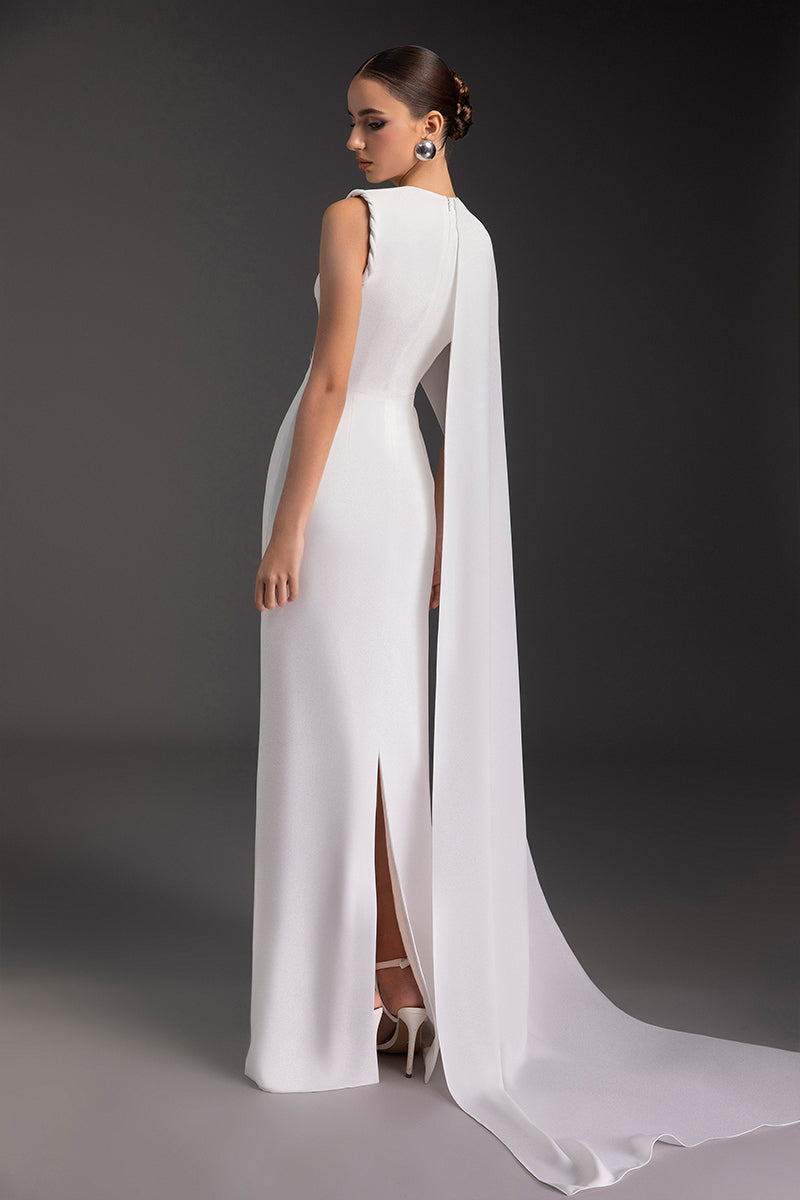 Elegant PURE ESSENCE GOWN by Le Thanh Hoa featuring delicate fabric and intricate design, perfect for formal occasions.
