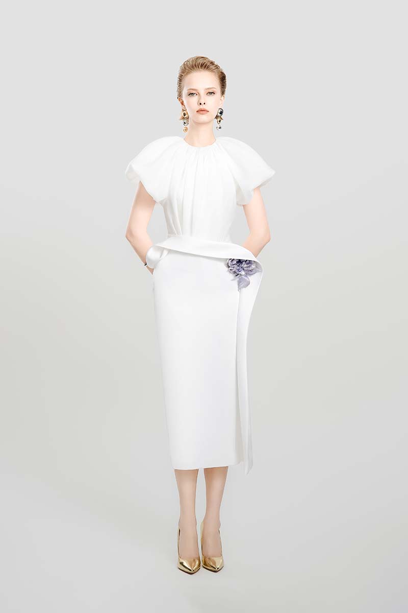FEMININE MIDI DRESS - CULT MIA