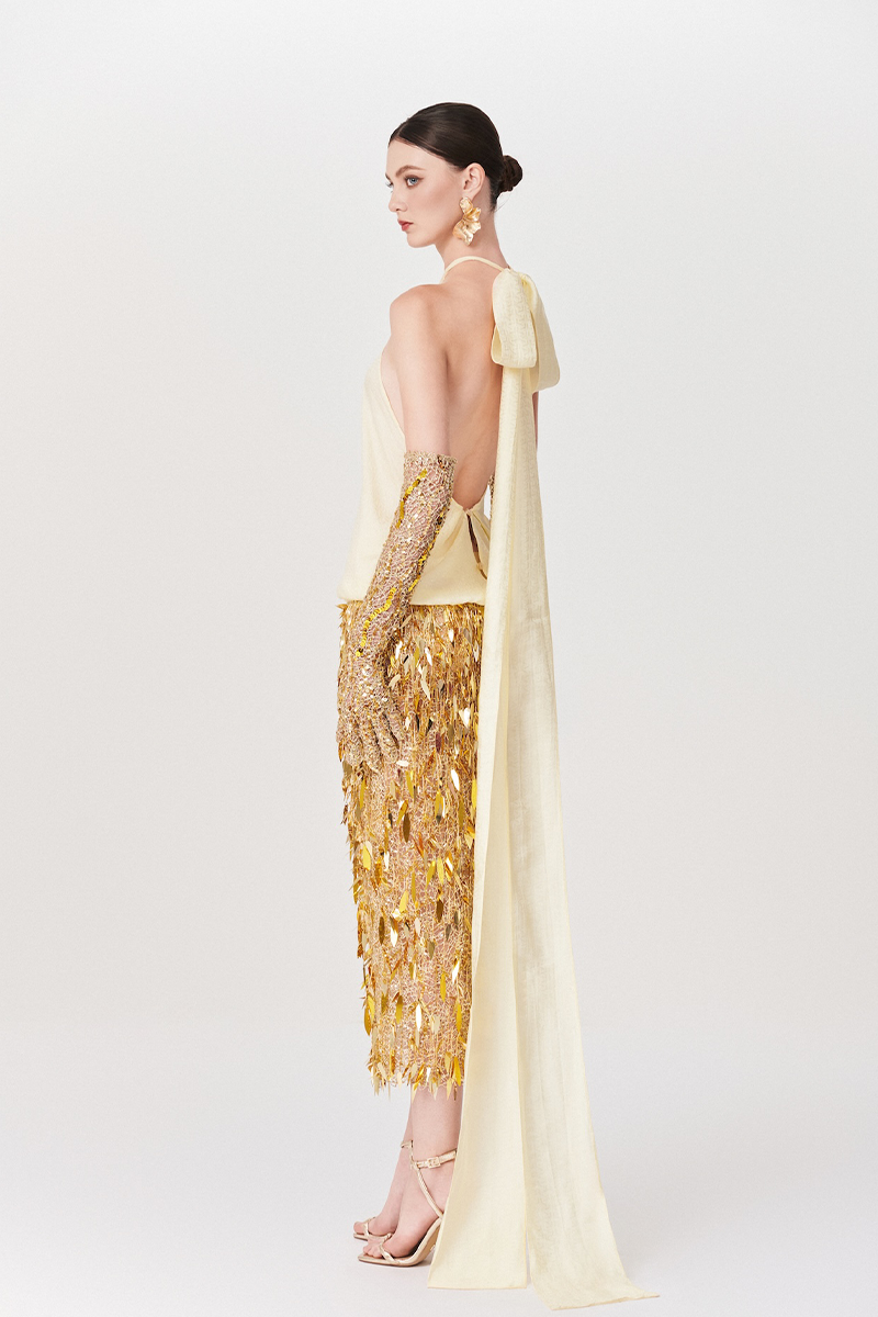 GOLDEN BAMBOO ELEGANCE IN GOLD - CULT MIA