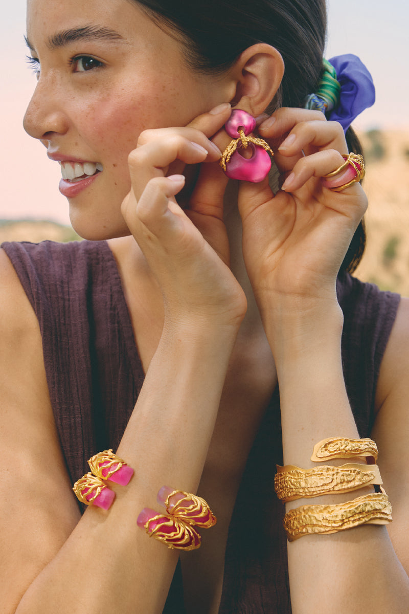 SERENITY PINK AND GOLD BRACELET - CULT MIA