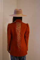 Nadya Shah Artemis jacket viewed from the back, stylish outerwear with a sleek design and tailored fit.
