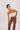 ASHER CAPPUCCINO LINEN CUT OUT CONTRAST STITCH PANTS - CULT MIA