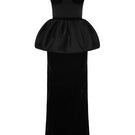 Matters Audrey black gown, elegant long dress with a fitted bodice and flowing skirt, perfect for formal occasions.
