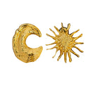 Jessica K B.O Demi earrings featuring delicate hoop design with subtle embellishments, close-up view showing elegant jewelry style.